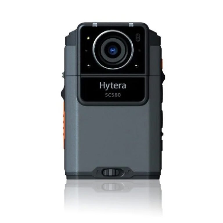Cámara corporal Hytera SC580 bodycam inteligente 4G con PoC